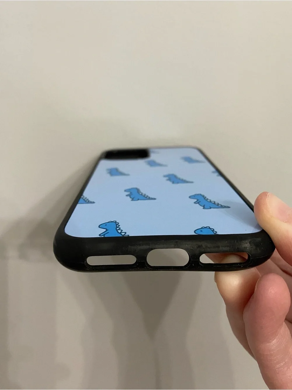 Cute Blue Dinosaur iPhone 11 Pro Protective Phone Case